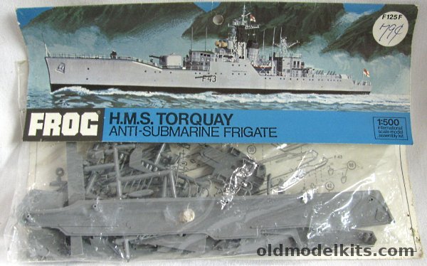 Frog 1/500 HMS Torquay Anti-Submarine Frigate - Bagged, F125F plastic model kit